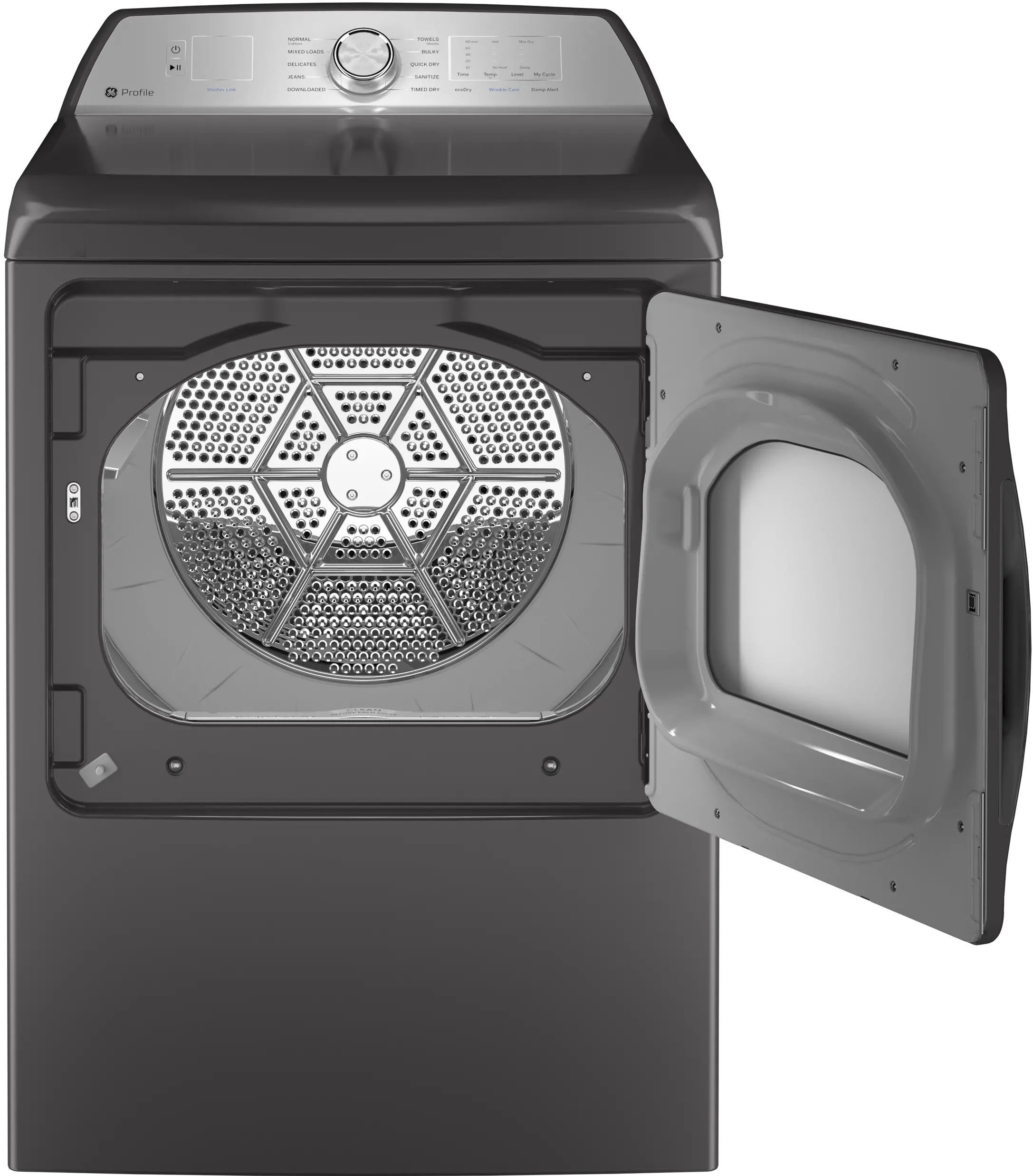 PTD60GBPRDG GE Profile Gas Dryer - 7.4 cu ft Diamond Gray PT60BPR-4