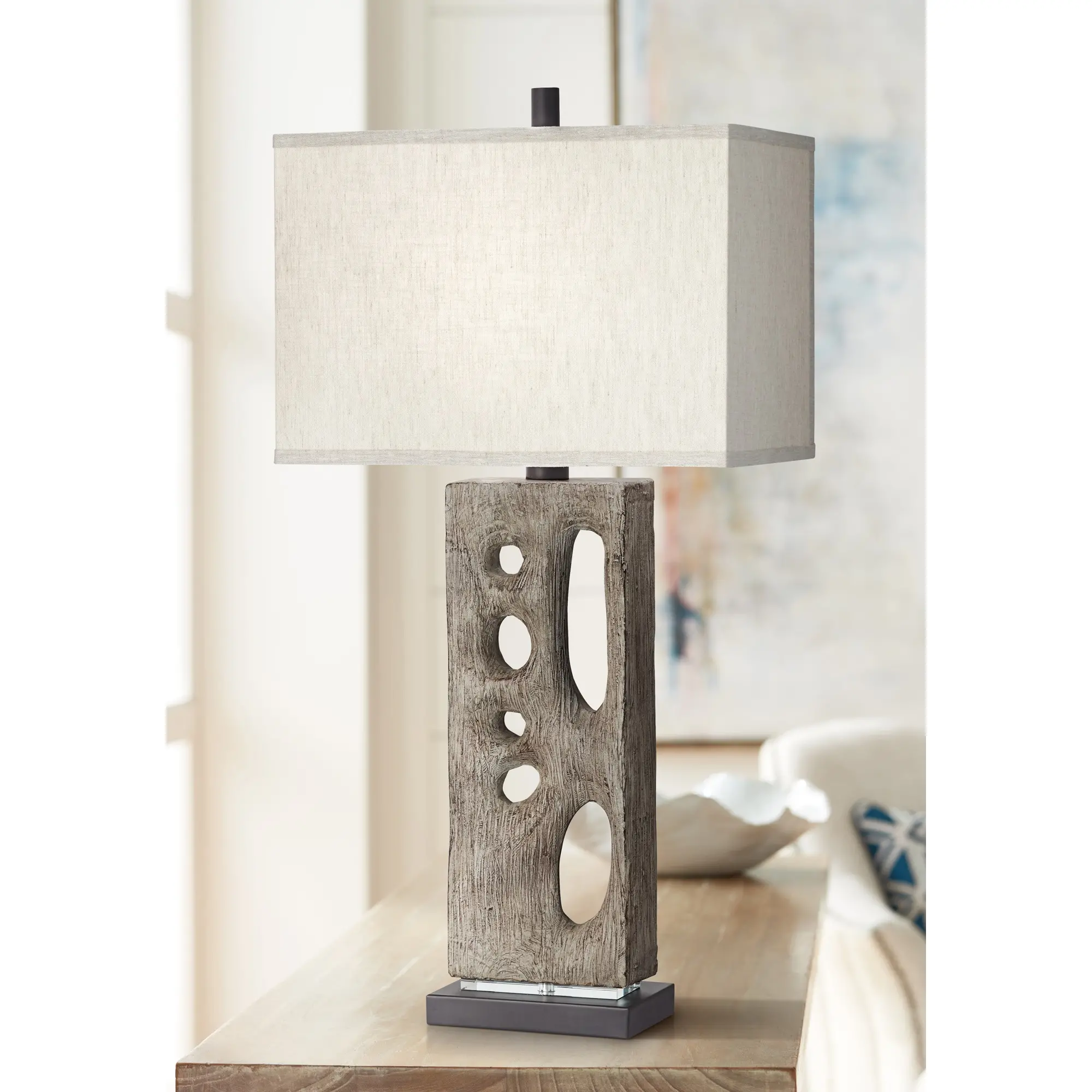 Driftwood Gray Table Lamp-2