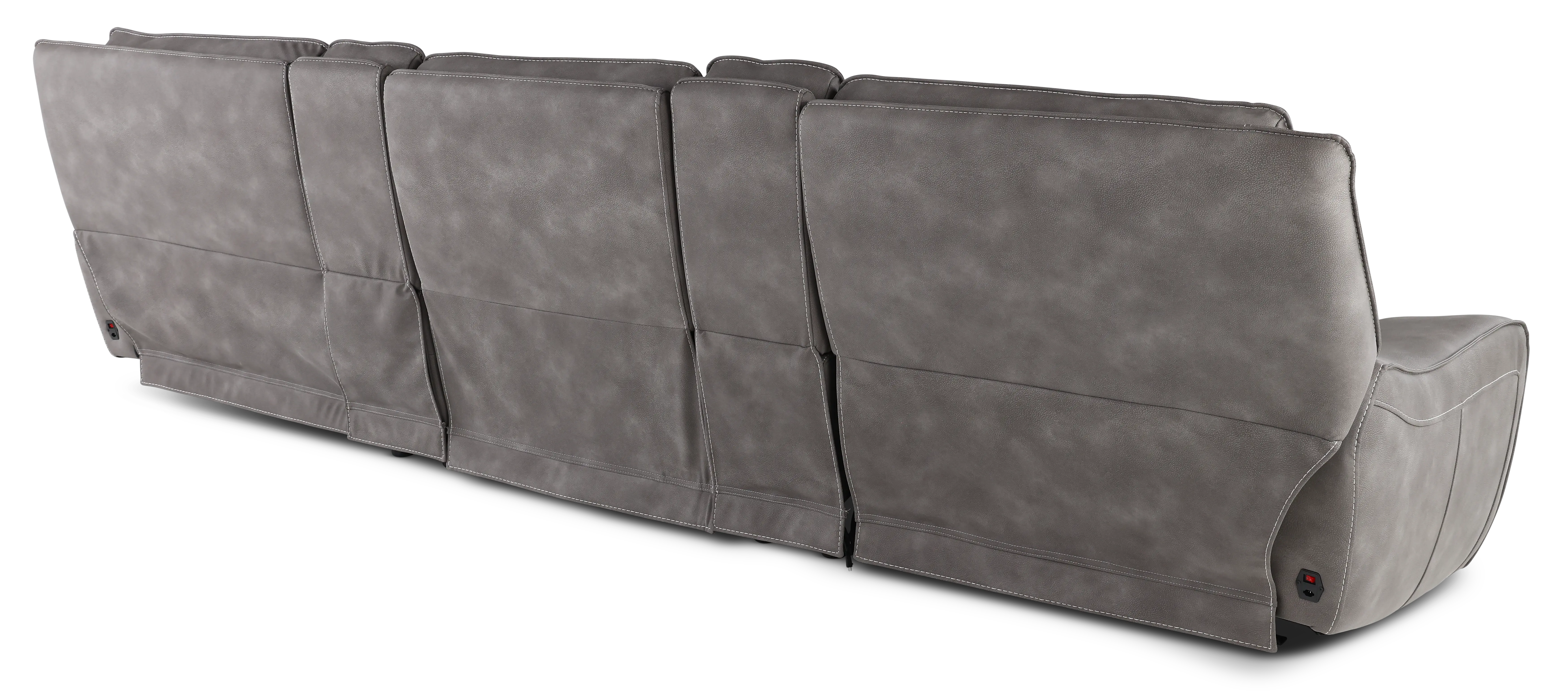 Sauvage Charcoal Gray Power Reclining Home Theater Sectional-6