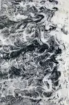 KK14MT5X8-KIKIMARBLE Kikiamo 5 x 8 Black Marble Area Rug
