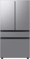 RF23BB8600QL Samsung Bespoke 23 cu ft 4 Door Refrigerator - Counter Depth Stainless Steel