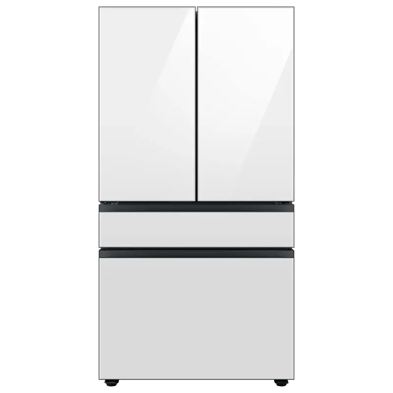 Samsung Bespoke 29 cu ft 4 Door Refrigerator - White Glass