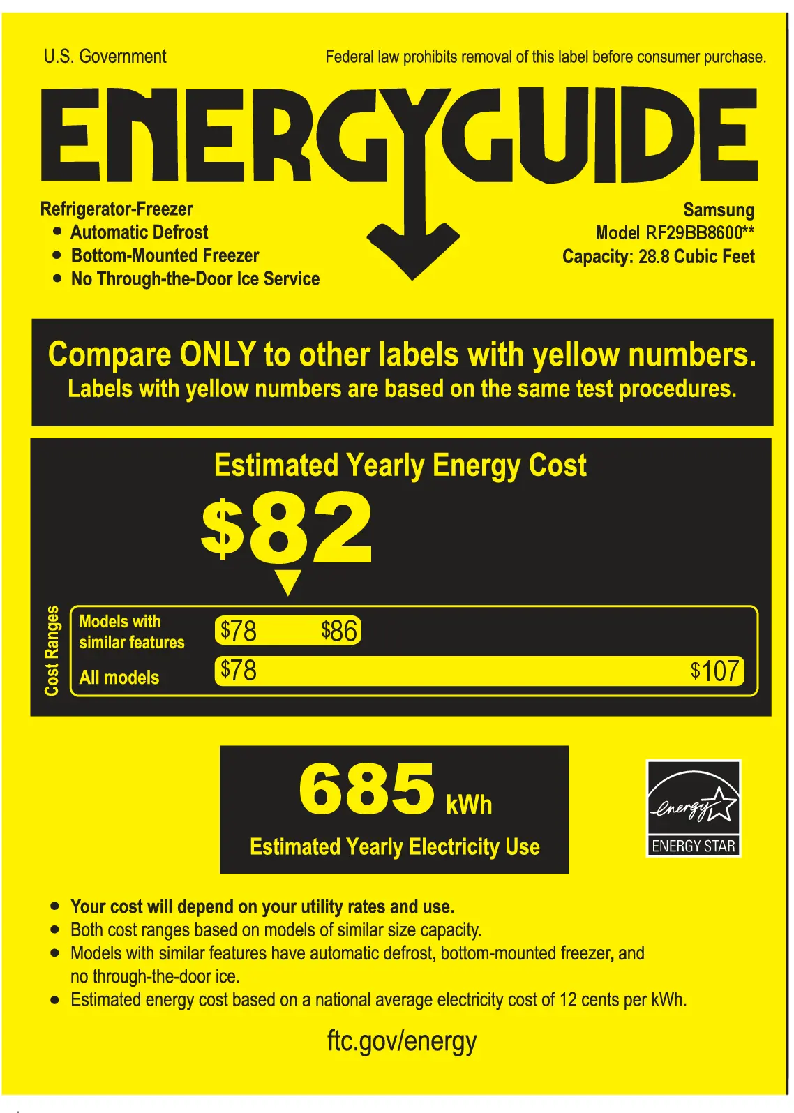 RF29BB8600QL Samsung Bespoke 29 cu ft 4 Door Refrigerator - Stainless Steel-19