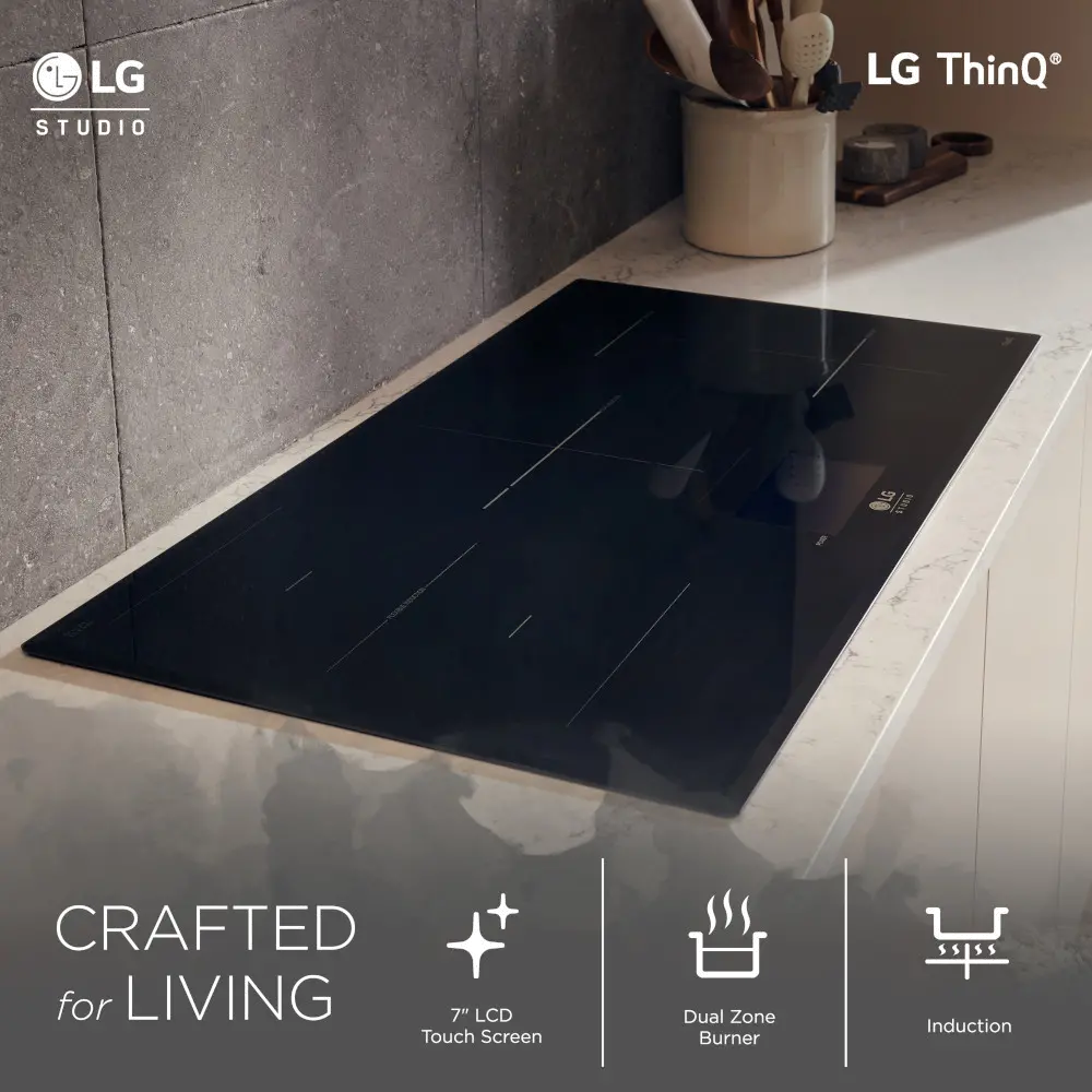 CBIS3618B LG Studio 36 Inch Induction Cooktop - Black-4