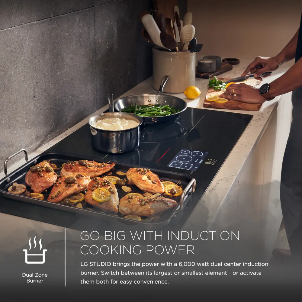 CBIS3618B LG Studio 36 Inch Induction Cooktop - Black-5
