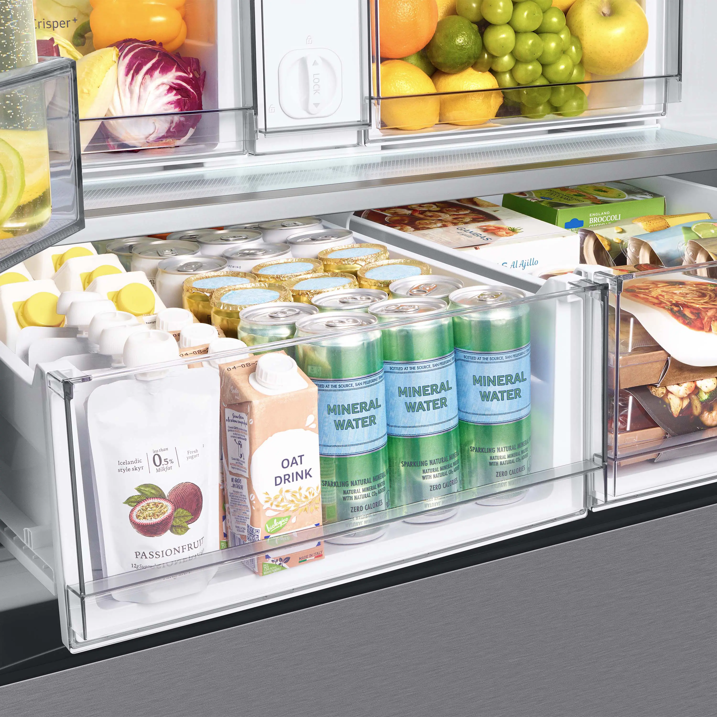 RF30BB6200QL Samsung Bespoke 30 cu ft French Door Refrigerator - Stainless Steel-7