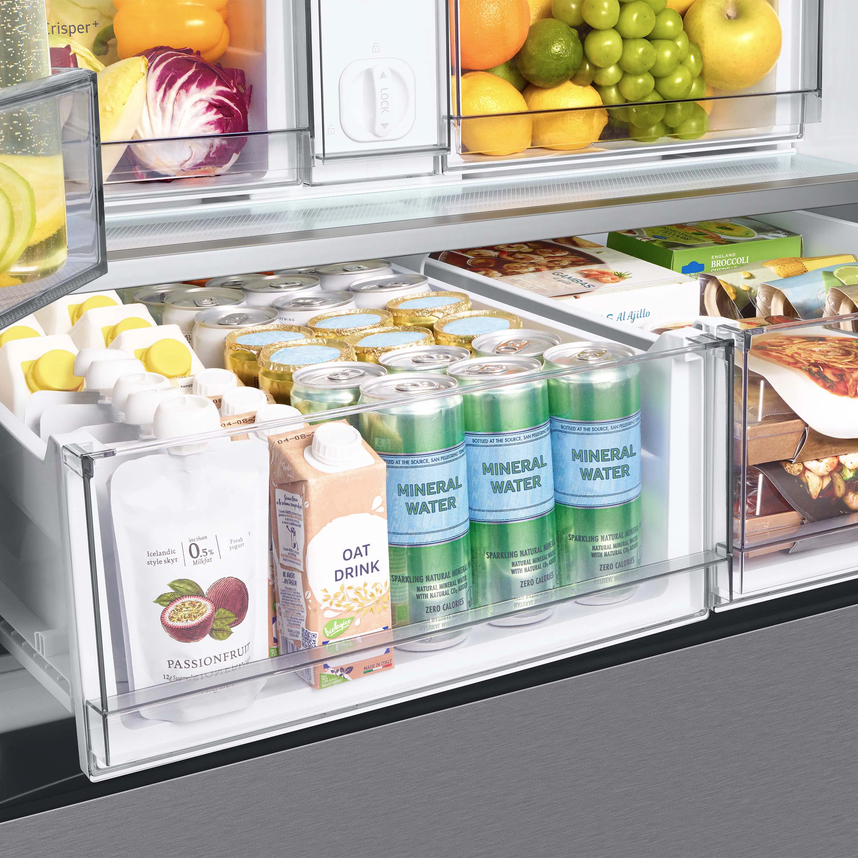 RF30BB6600QL Samsung Bespoke AI 30 Cu Ft French Door Refrigerator – Stainless Steel-10