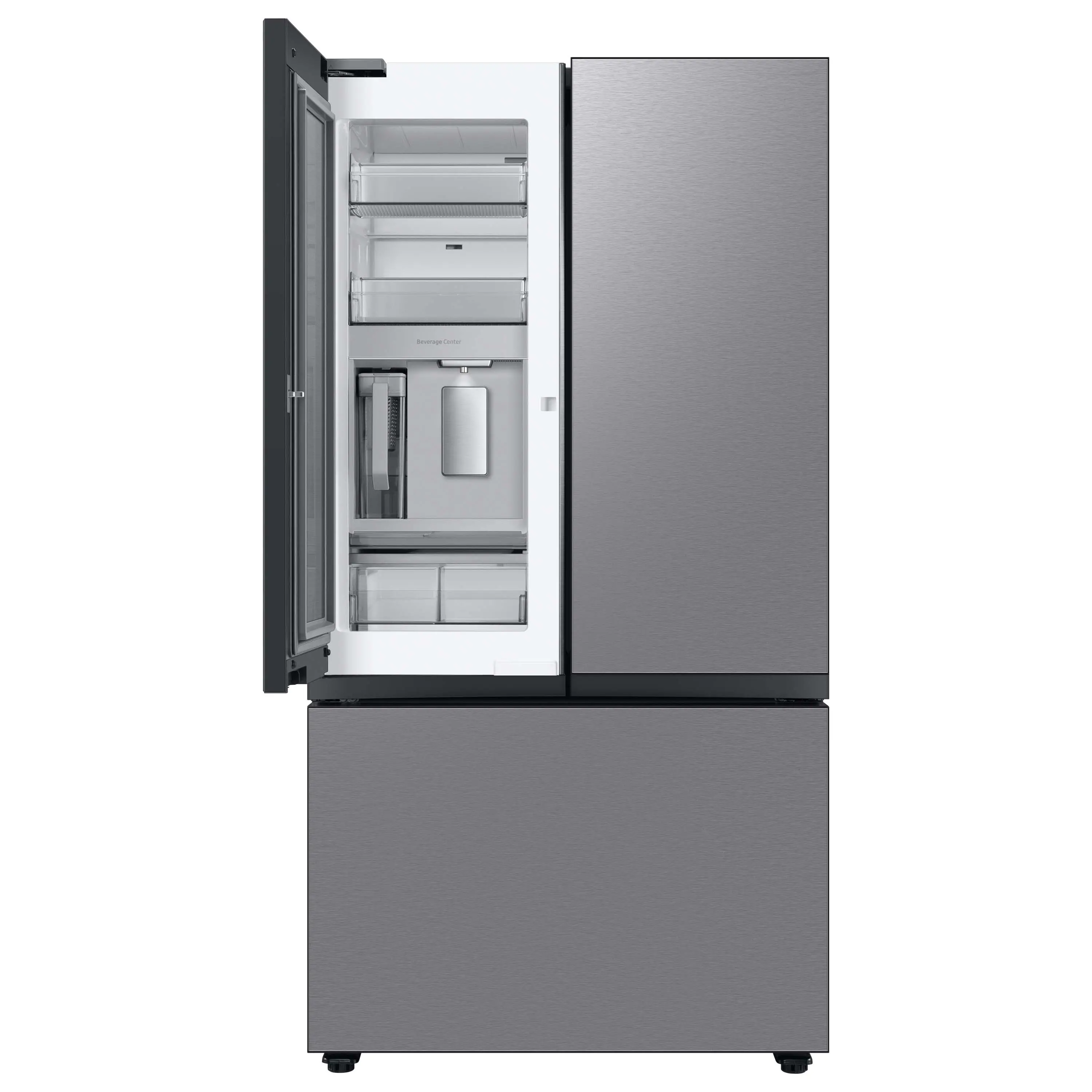RF30BB6600QL Samsung Bespoke AI 30 Cu Ft French Door Refrigerator – Stainless Steel-4