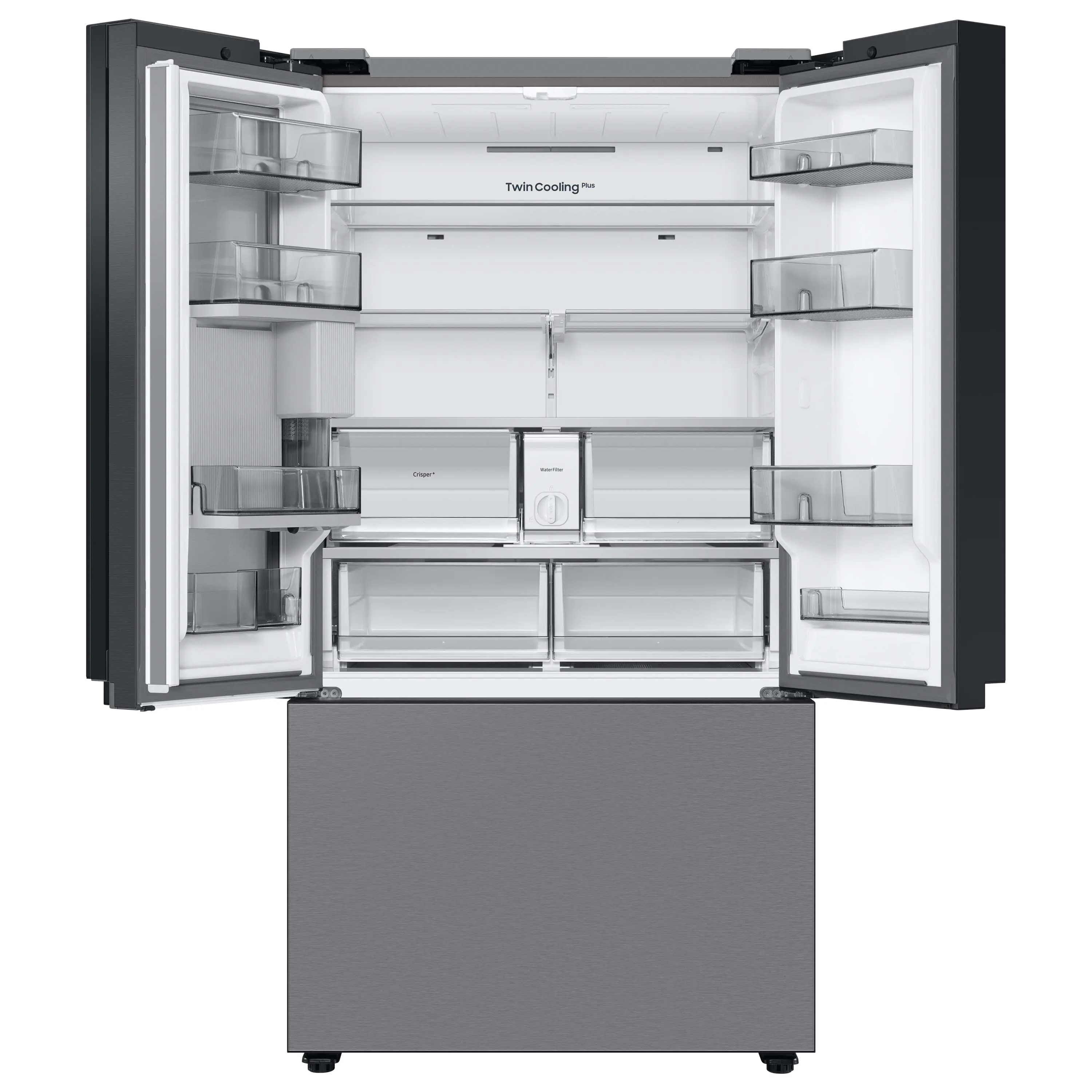 RF30BB6600QL Samsung Bespoke AI 30 Cu Ft French Door Refrigerator – Stainless Steel-6