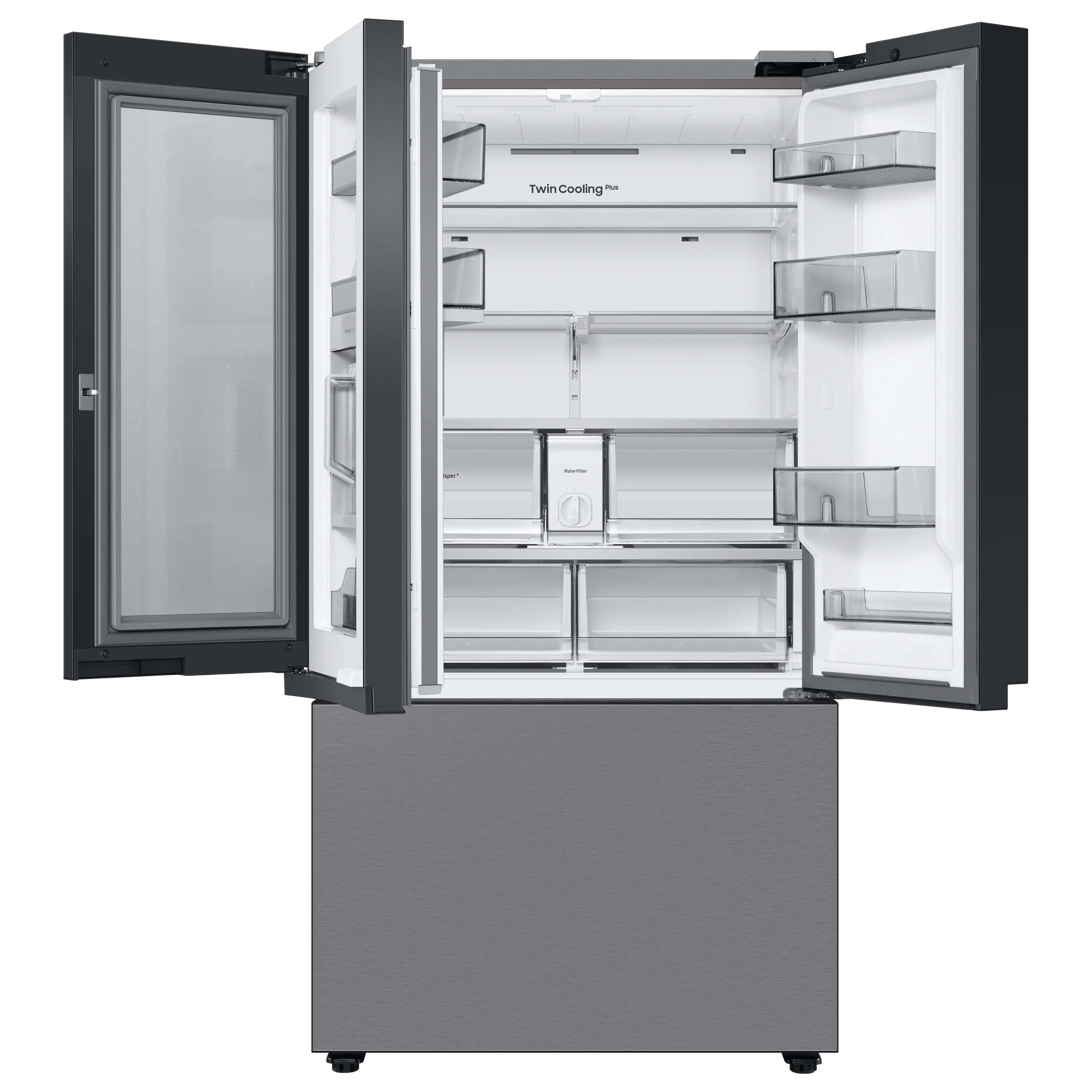 RF30BB6600QL Samsung Bespoke AI 30 Cu Ft French Door Refrigerator – Stainless Steel-7