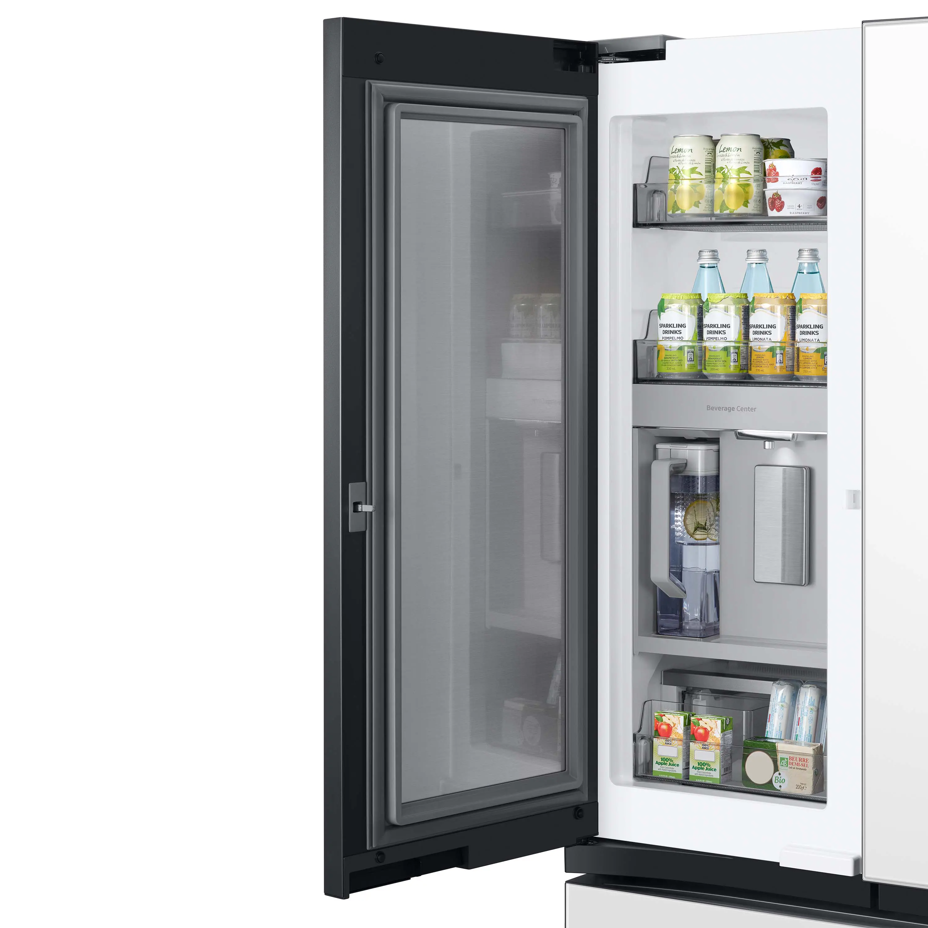 RF30BB660012 Samsung Bespoke AI 30 Cu Ft French Door Refrigerator – White Glass-10
