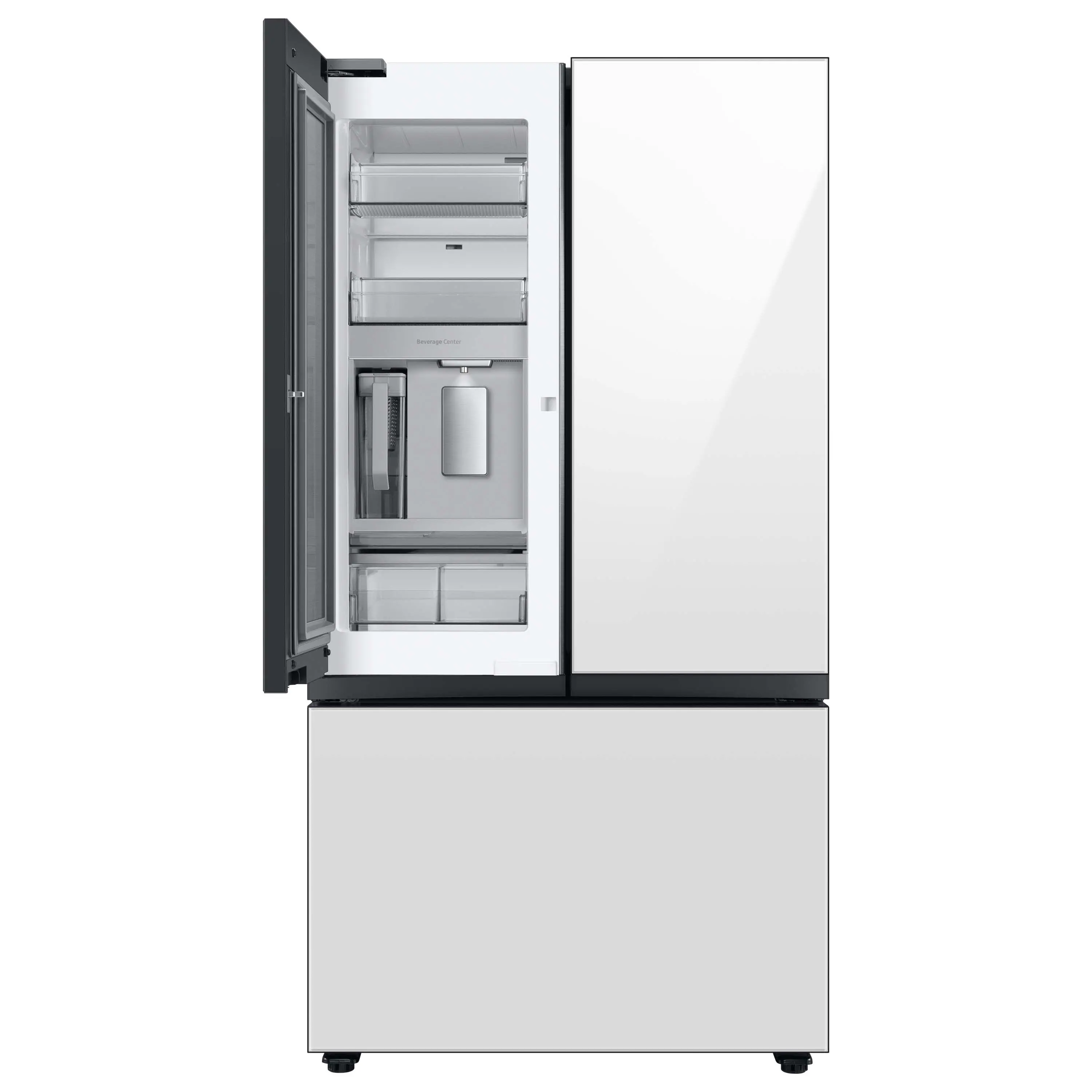 RF30BB660012 Samsung Bespoke AI 30 Cu Ft French Door Refrigerator – White Glass-4