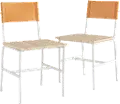 Director White Metal Dining Room Chair (Set of 2)