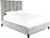 Avery Gray Queen Upholstered Bed