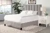 Avery Gray King Upholstered Bed