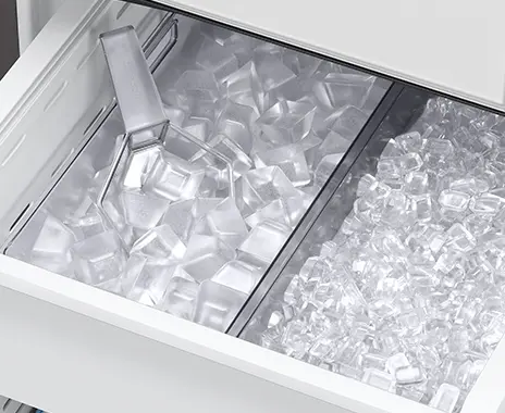 RF30BB69006M Samsung Bespoke 30 cu ft French Door Refrigerator - White/Gray Glass-11