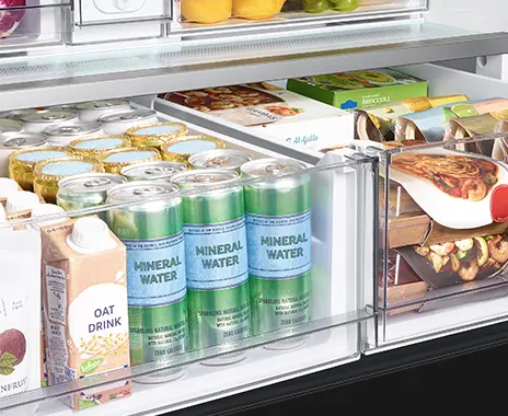 RF30BB69006M Samsung Bespoke 30 cu ft French Door Refrigerator - White/Gray Glass-15