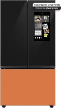RF24BB6900AC Samsung Bespoke 24 cu ft French Door Refrigerator - Counter Depth Panel Ready