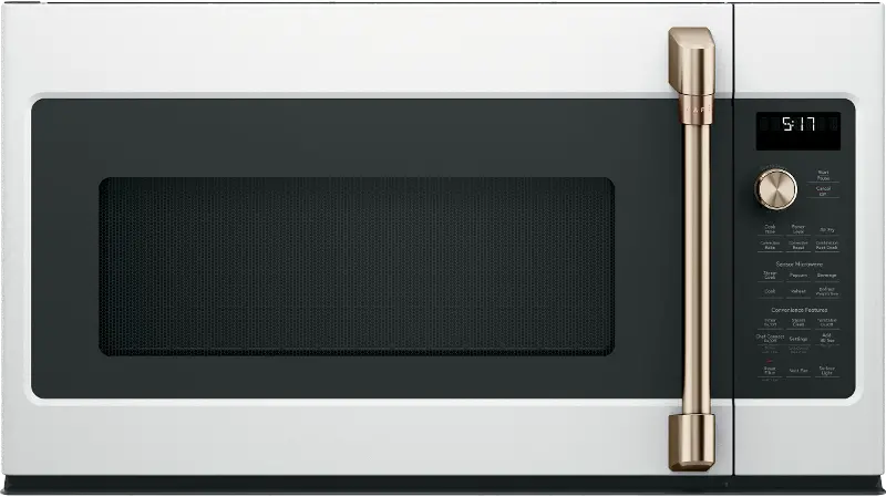 Cafe 1.7 cu ft Over the Range Microwave - White