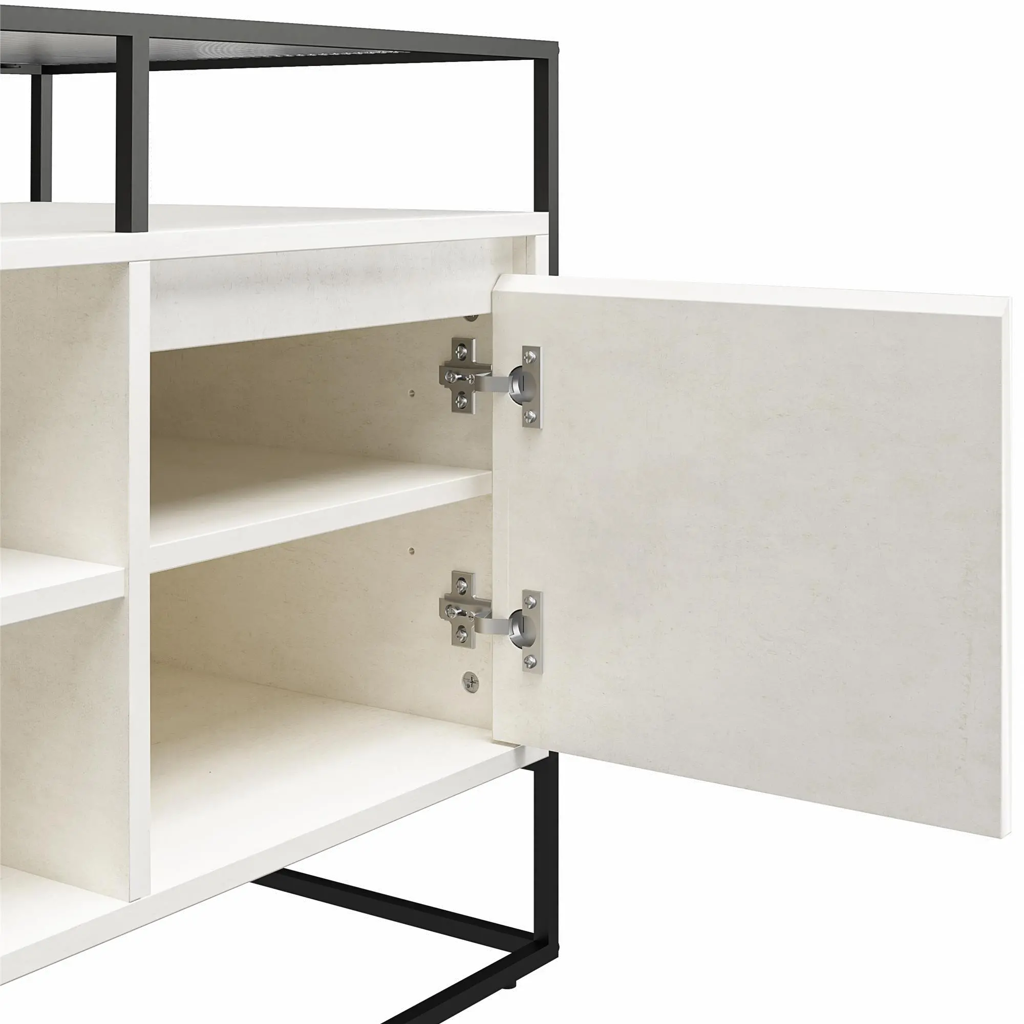 Camley White 54 TV Stand-5