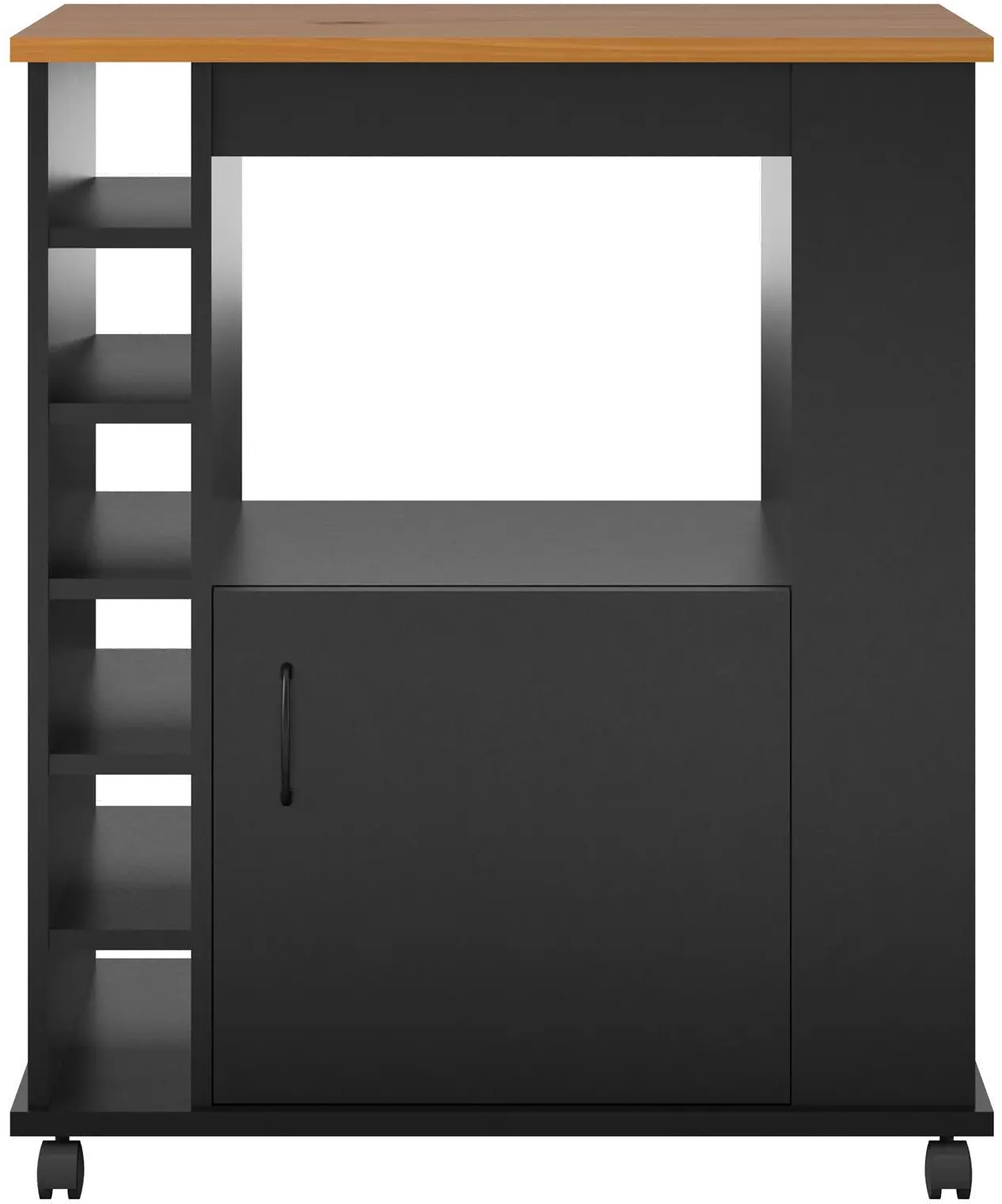 Williams Black Kitchen Cart-1
