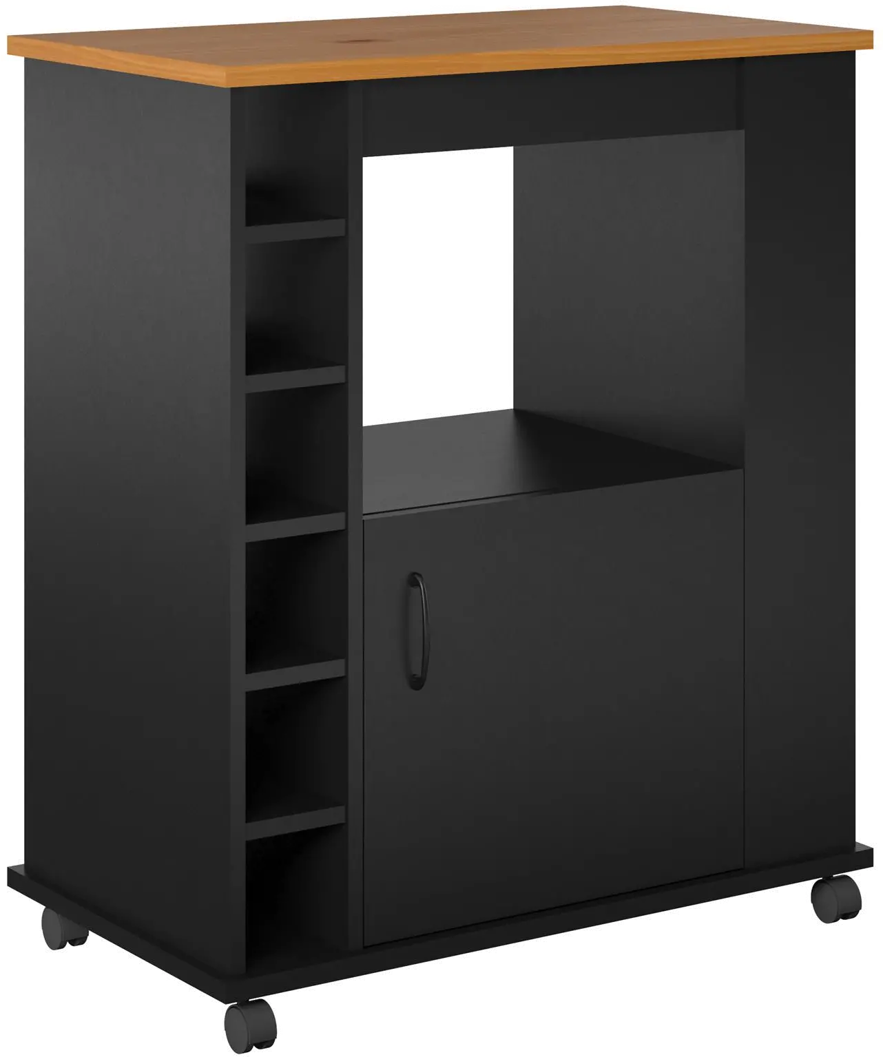 Williams Black Kitchen Cart-4
