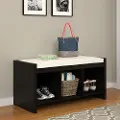 Penelope Espresso Entryway Storage Bench