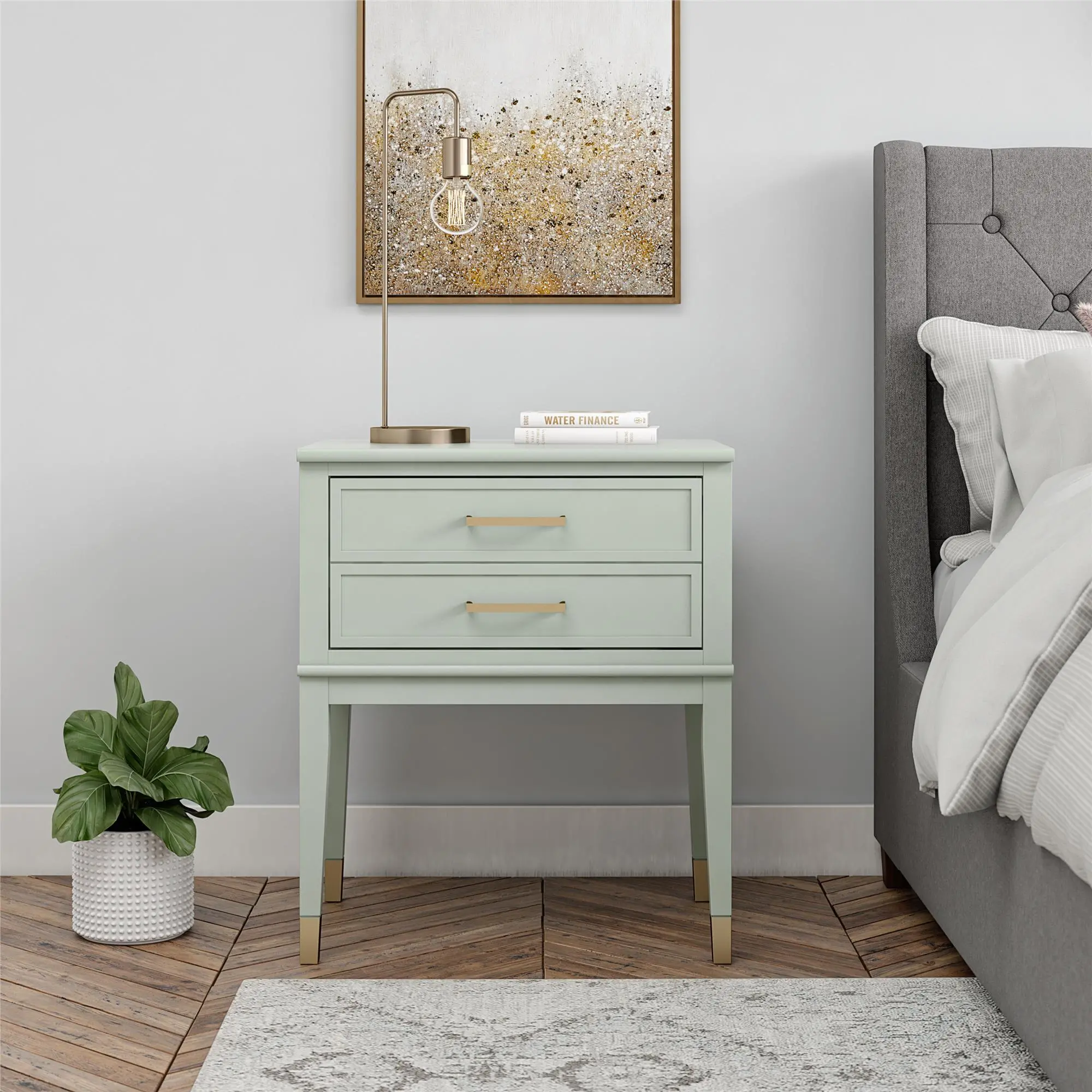 Westerleigh Light Green End Table-2