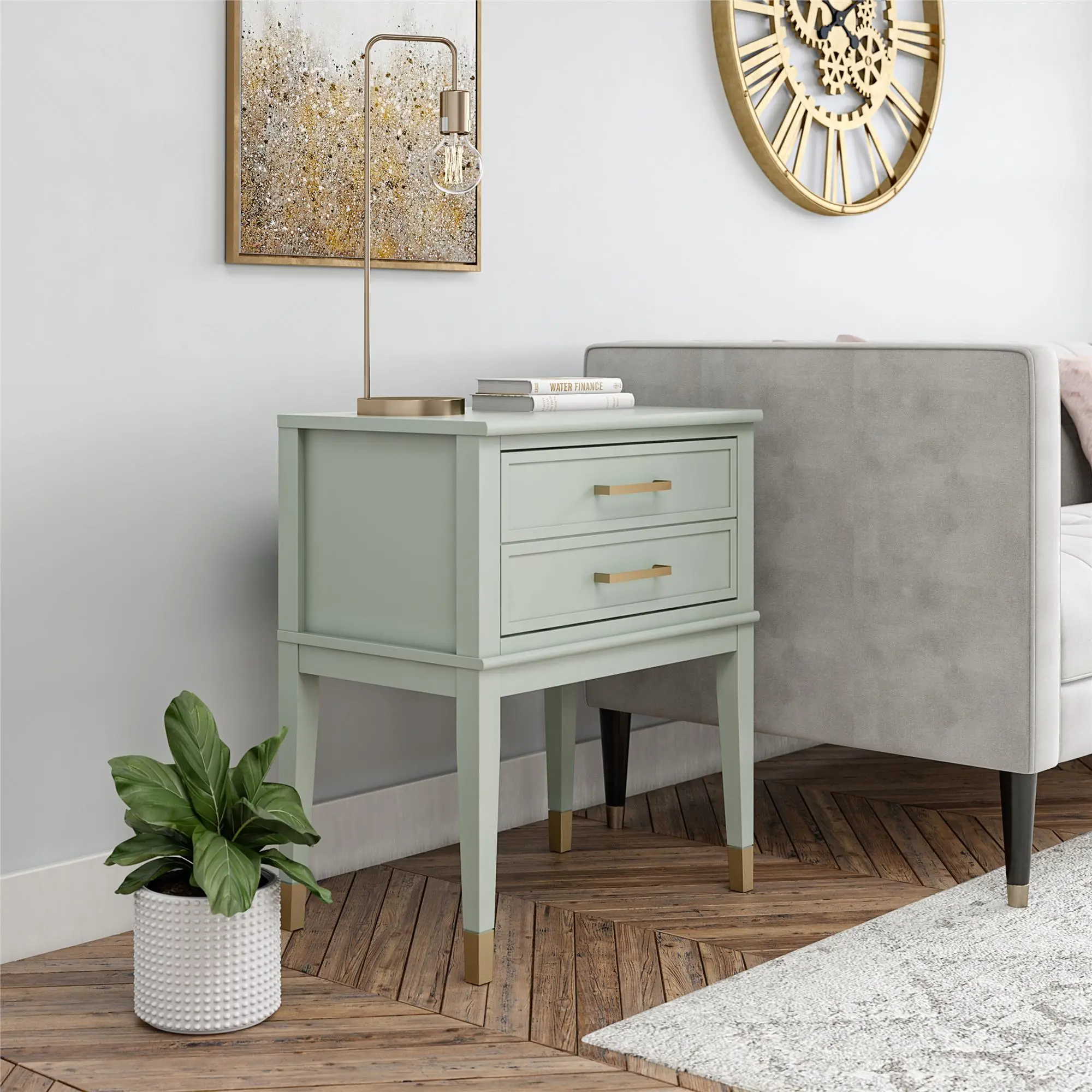Westerleigh Light Green End Table-3