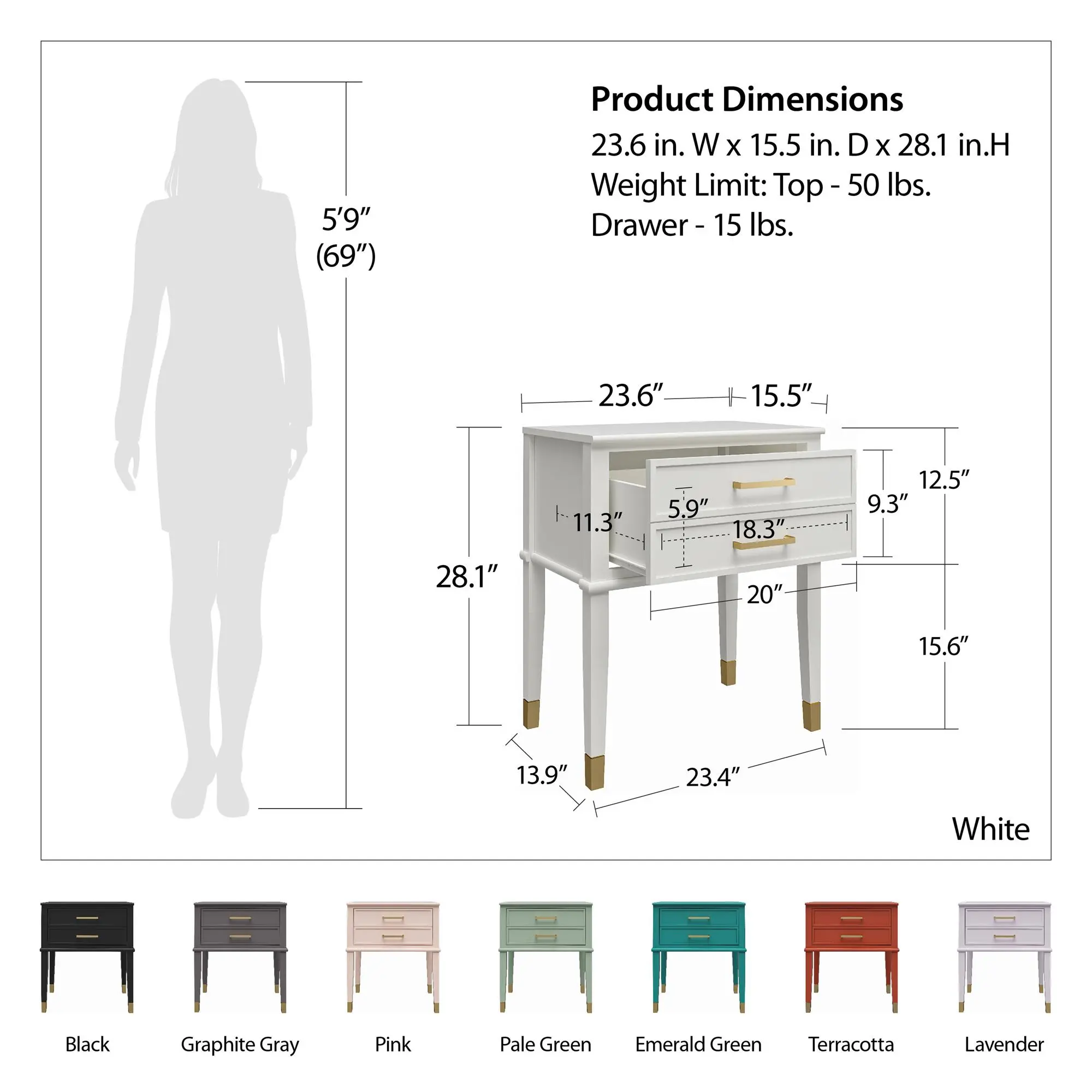 Westerleigh Light Green End Table-8