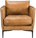 Abigail Saddle Tan Club Chair