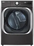 DLEX8900B LG 9 cu ft Electric Dryer - Black Steel 8900B