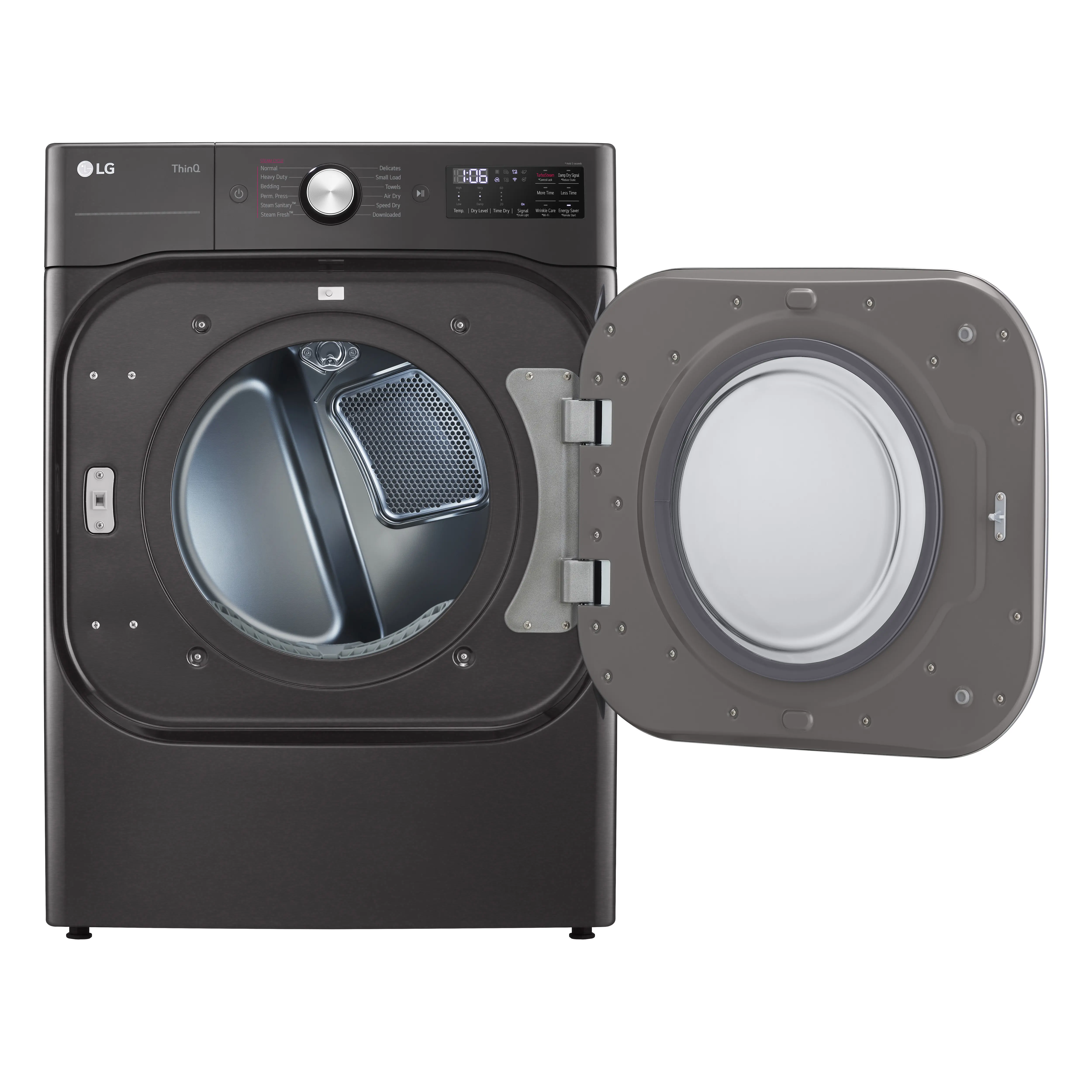 DLEX8900B LG 9 cu ft Electric Dryer - Black Steel 8900B-7