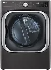 DLGX8901B LG 9 cu ft Gas Dryer - Black Steel 8900B
