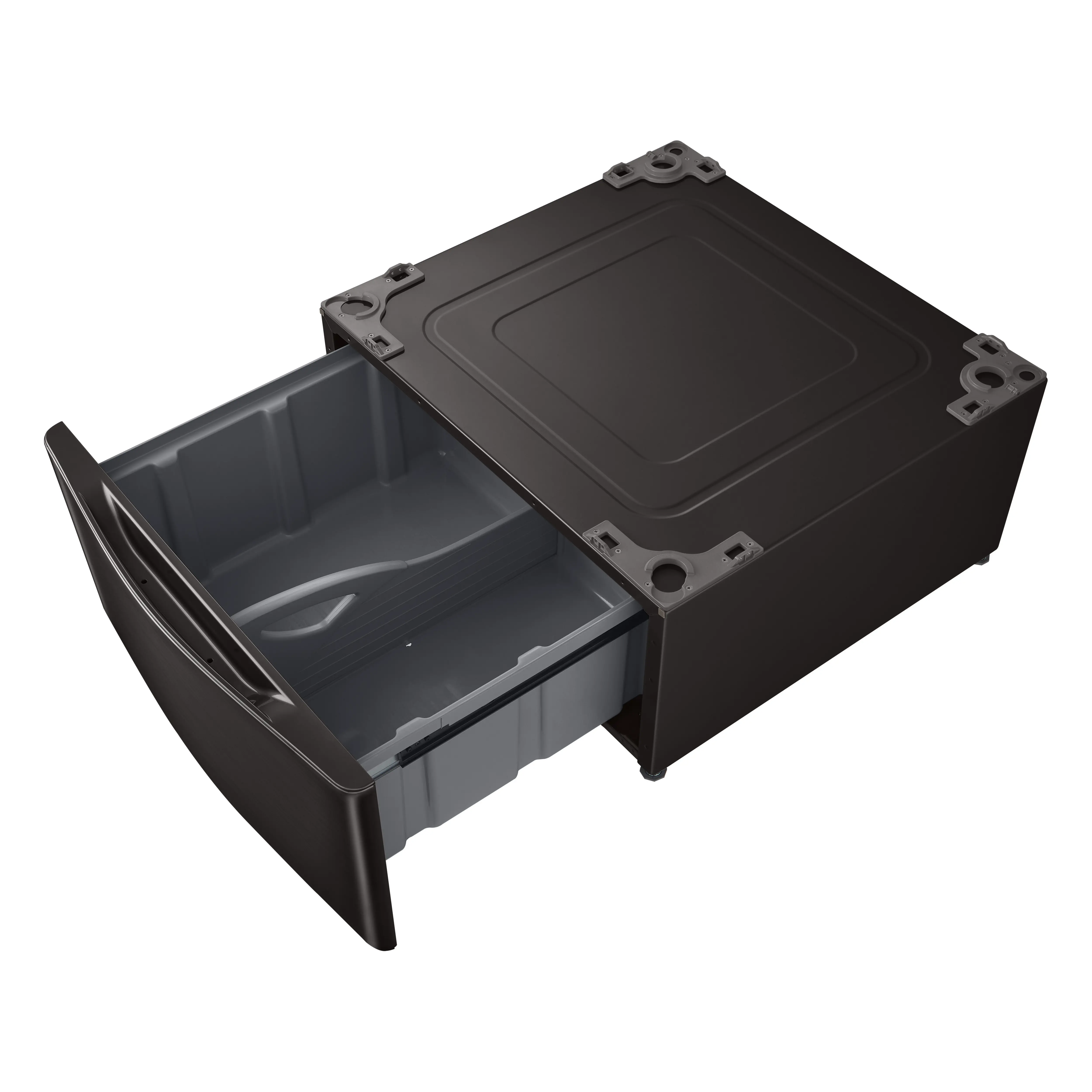 WDP5B LG 29 Inch Washer and Dryer Pedestal - Black Steel-5