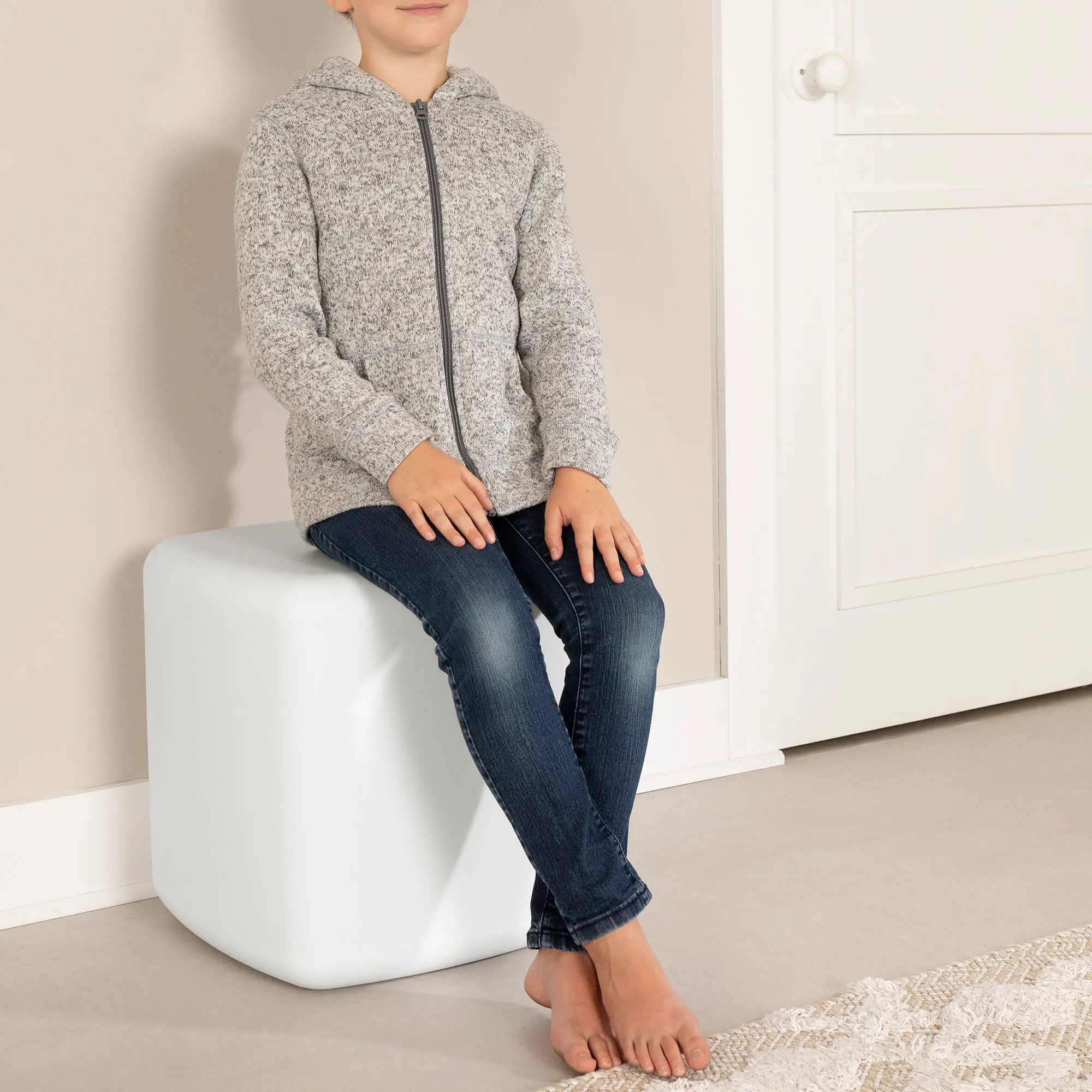 14264 Sweedi Kids White Stool - South Shore-4