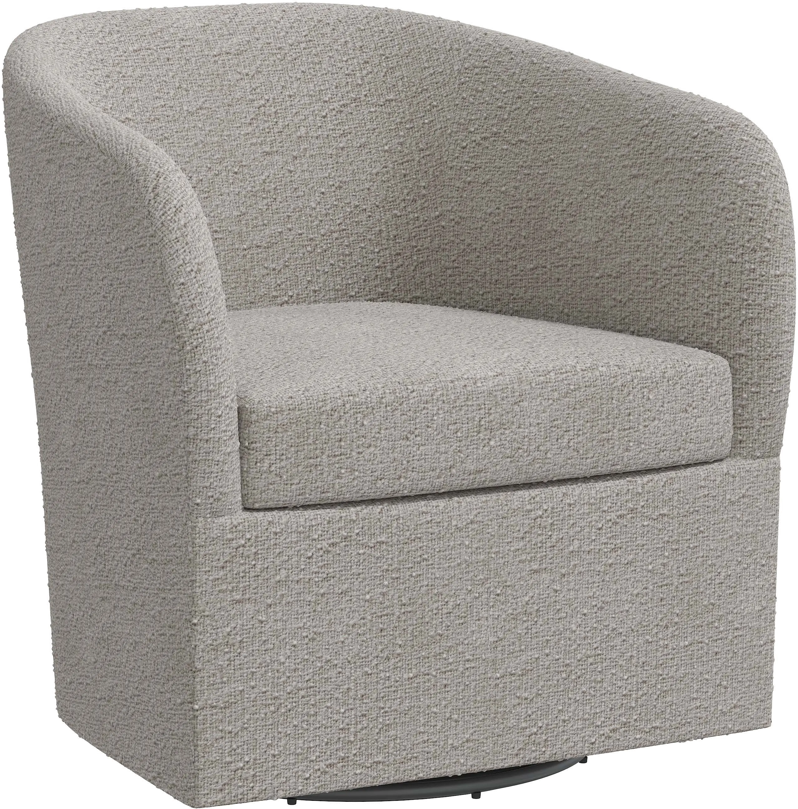 43-10MLNELP Becca Bouclé Gray Swivel Chair - Skyline Furniture-3