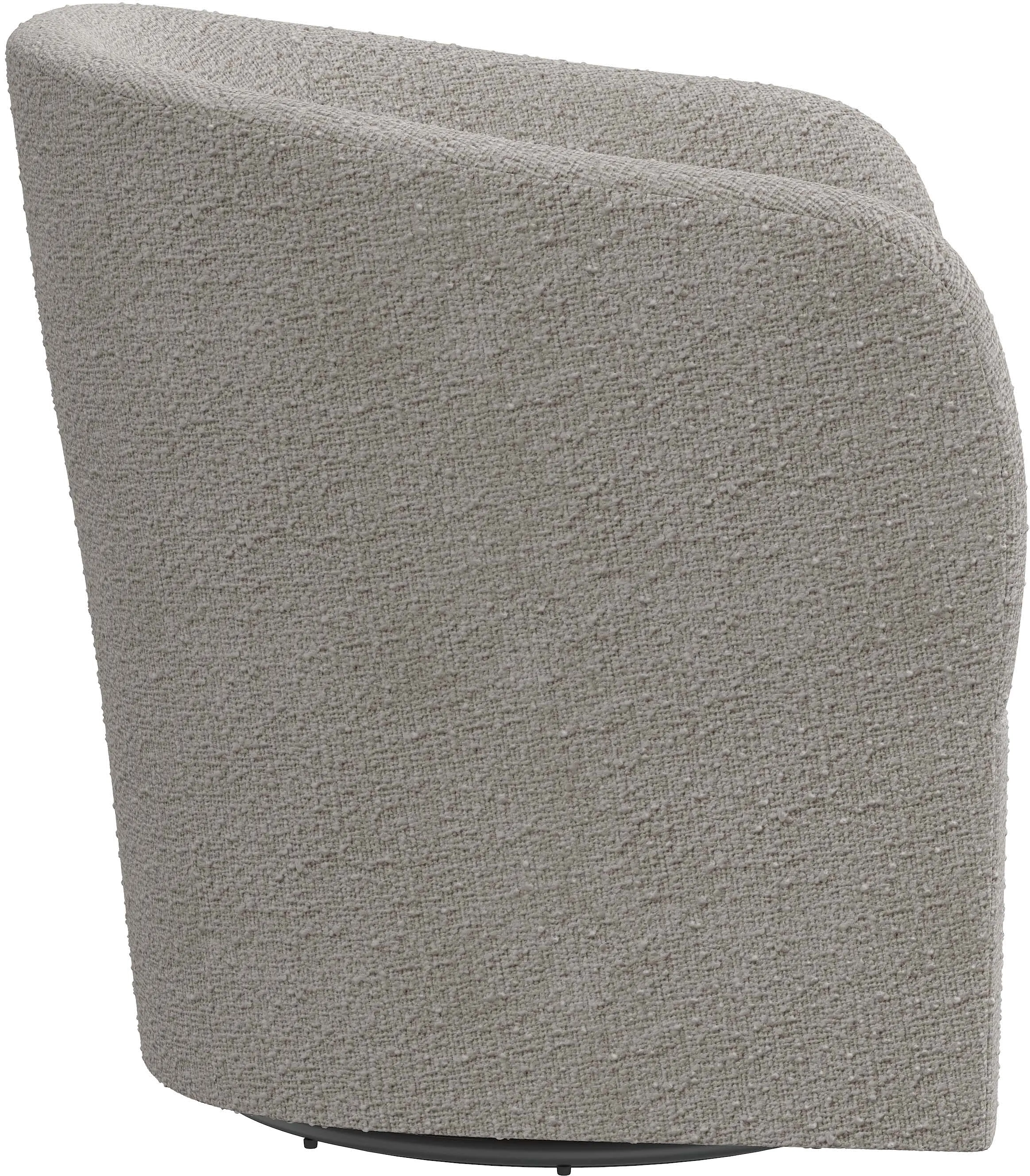 43-10MLNELP Becca Bouclé Gray Swivel Chair - Skyline Furniture-4
