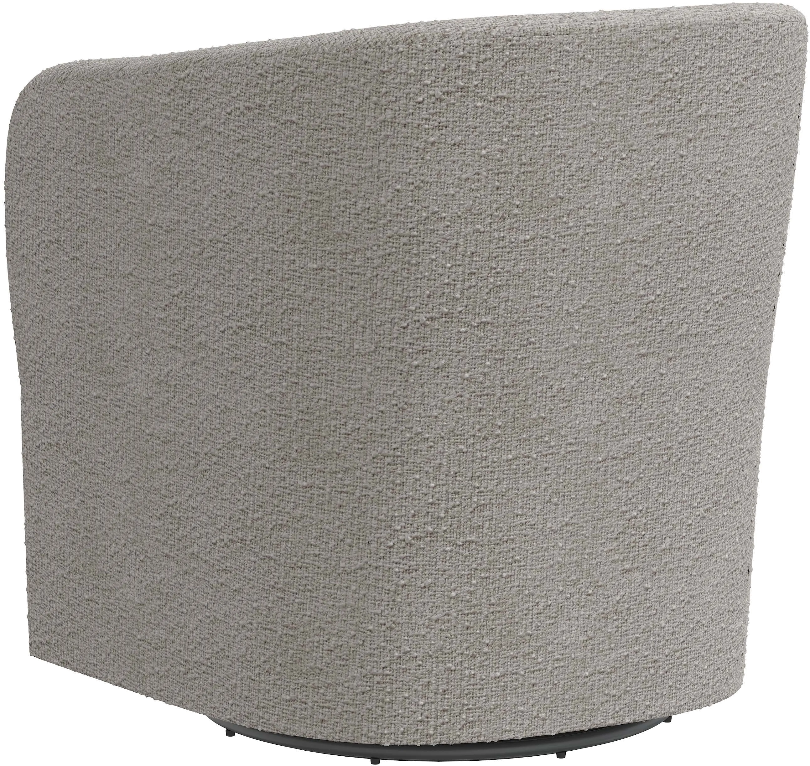 43-10MLNELP Becca Bouclé Gray Swivel Chair - Skyline Furniture-5