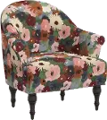 51-1MRGPLMOGA Lila Multicolor Floral Accent Chair - Skyline Furniture