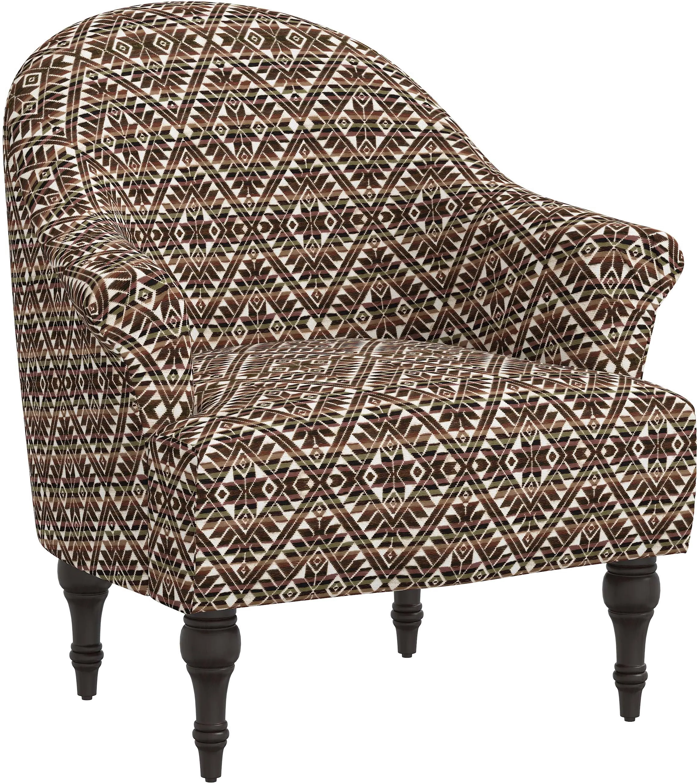51-1MNNTROGA Lila Neutral Diamond Accent Chair - Skyline Furniture-1