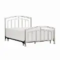 Claudia Matte Nickel King Metal Bed