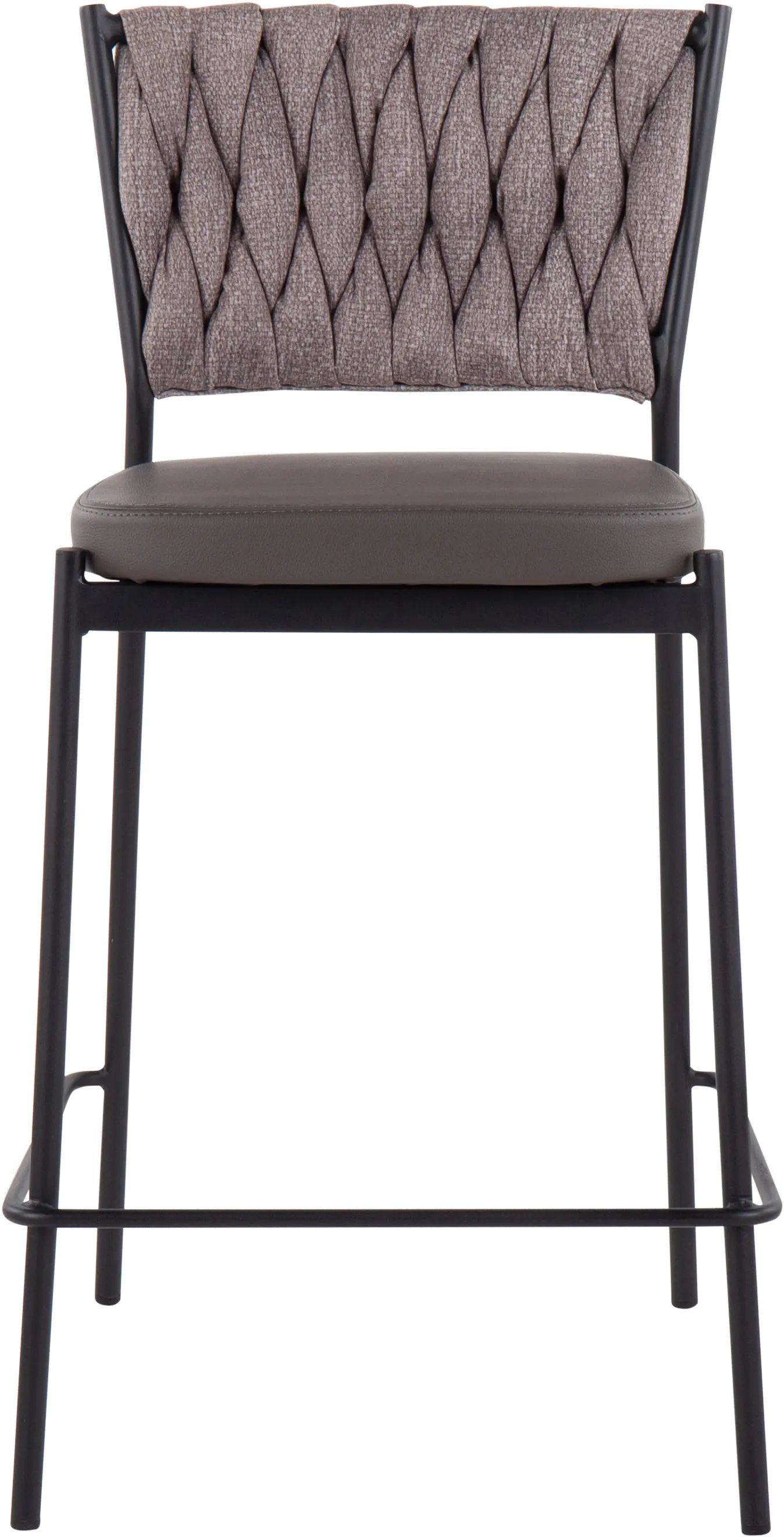 B24-BRAIDTANIA BKGYLBN2 Tania Light Brown Counter Height Stool (Set of 2)-3