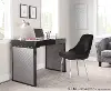 OFD-DRIFTUP BKBKSV Drift Black Upholstered Desk