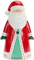 Clay Santa Cookie Jar