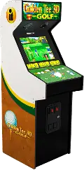 UPRIGHT/GOLDN_TEE_19 Arcade1Up Golden Tee 3D Golf 19 Arcade with Lit Marque