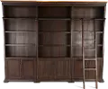 Sonoma Brown Executive Bookcase Wall