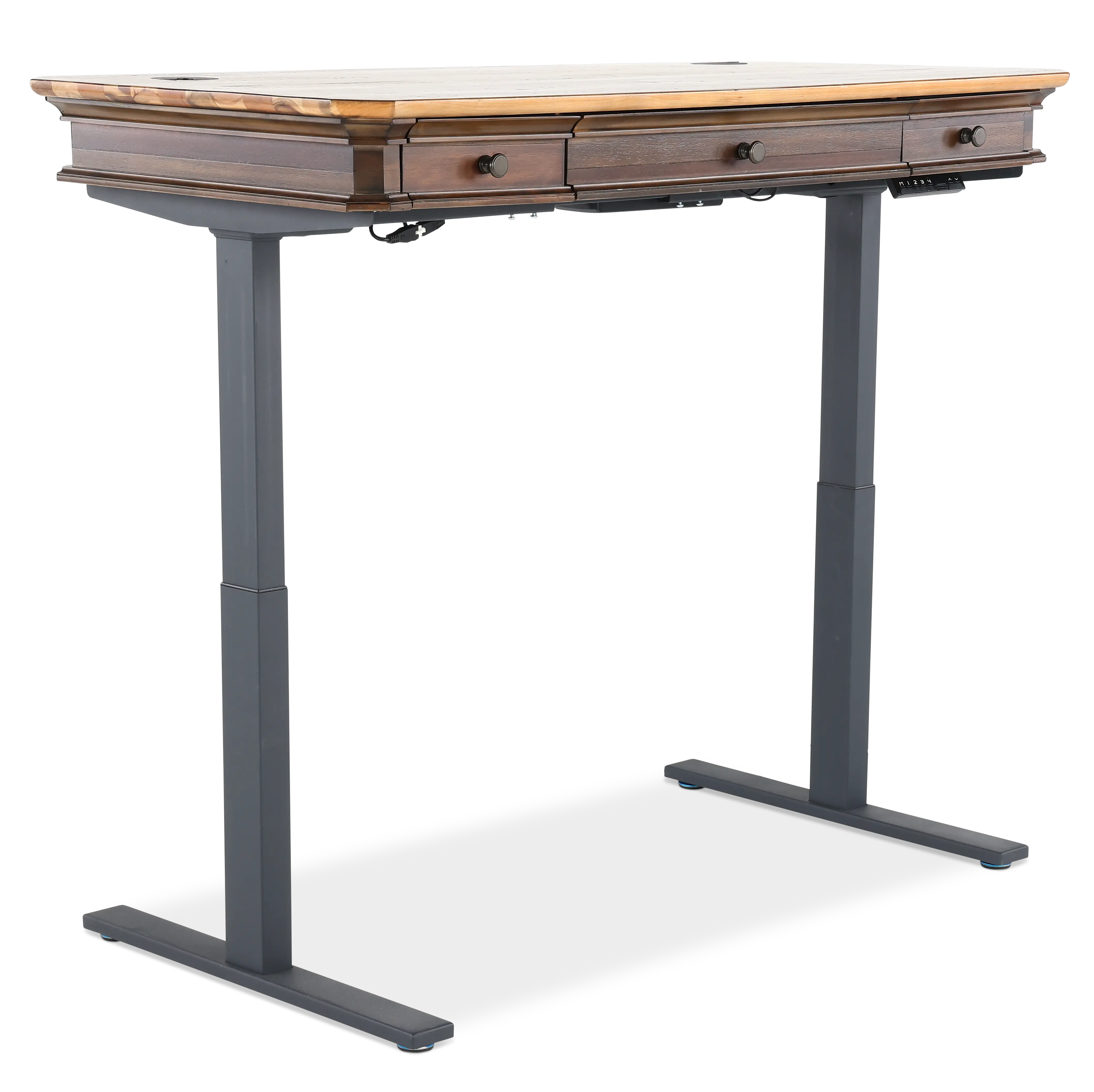 Sonoma Brown Sit and Stand Desk-5
