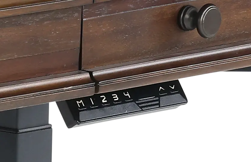 Sonoma Brown Sit and Stand Desk-8