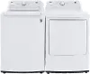 .LG-W/W-7000-ELE--PR LG Electric Top Load Washer and Dryer Set - White, 7000W